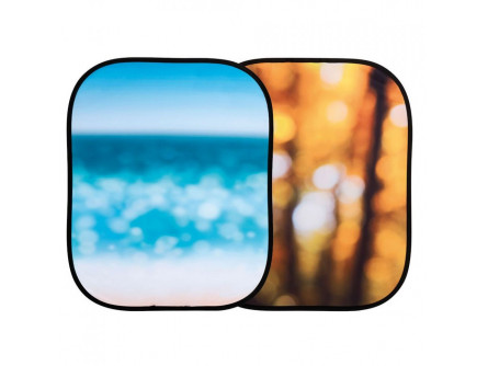 Фон Out of Focus 1.2 x 1.5м Осіннє листя / Морський пейзаж