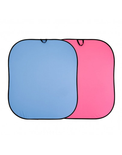 Фон складаний Plain 1.8 x 2.15м синій / рожевий