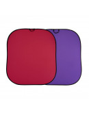 Фон складаний Plain 1.8 x 2.15м червоний / пурпурний