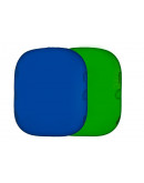 Фон складаний Collapsible 1.5x1.8м Chromakey Синій / Зелений