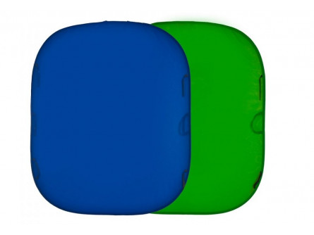 Фон складаний Collapsible 1.5x1.8м Chromakey Синій / Зелений