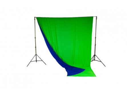 Хромакей тканинний 3x3.5м Синій / Зелений