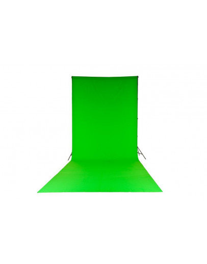 Хромакей тканинний 3x7м Зелений