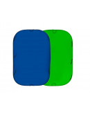 Хромакей складаний Collapsible 1.8x2.1м Синій / Зелений