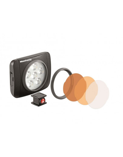 LED світильник Lumimuse з 6 світлодіодами і аксесуари., Чорний
